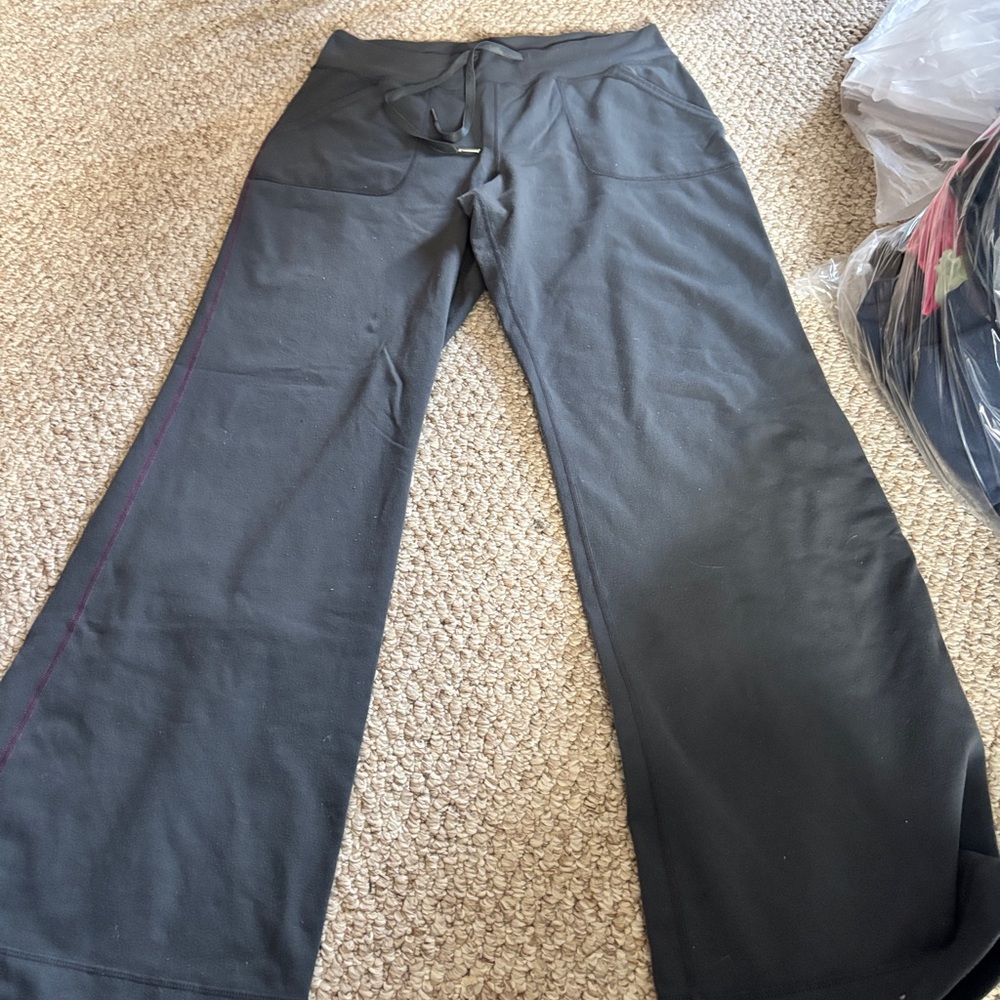 Vintage Lululemon Grey Womens Flared Pants